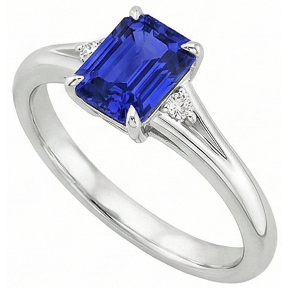 echter round diamant 3.25Karat ring Seitenansicht