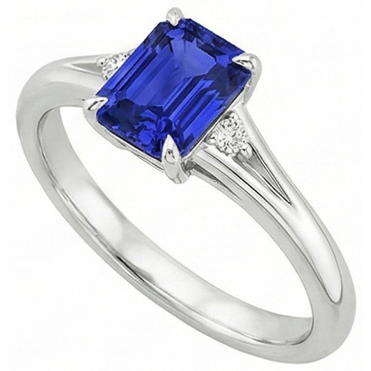 echter round diamant 3.25Karat ring Seitenansicht