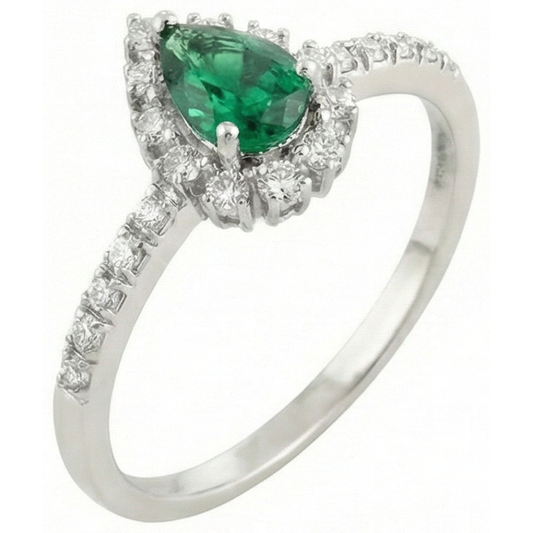 echter round diamant 4.80Karat ring Seitenansicht