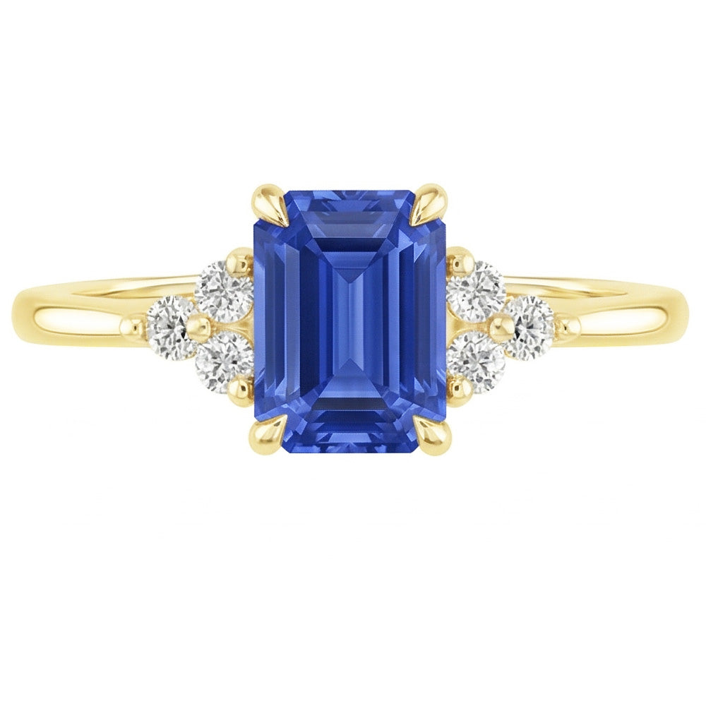echter round diamant 3.50Karat ring Seitenansicht