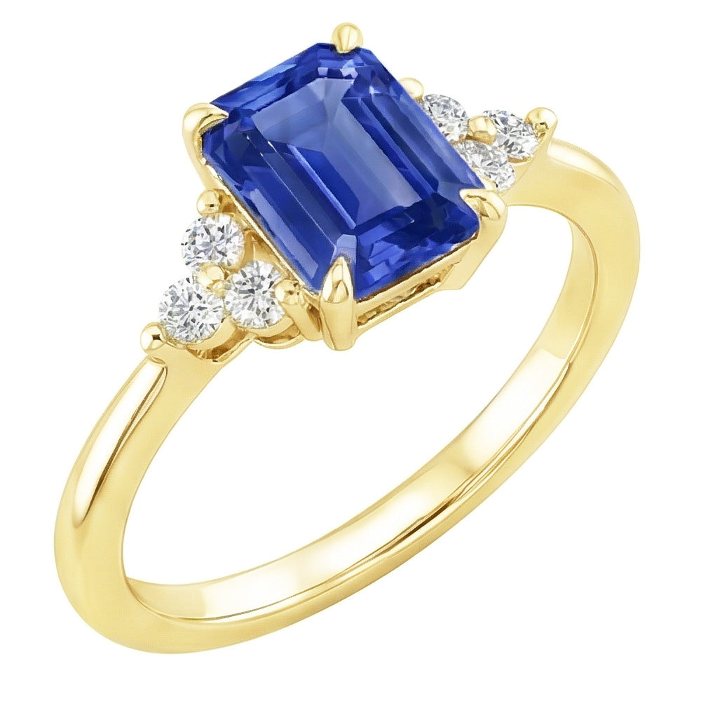 echter round diamant 3.50Karat ring Detailansicht