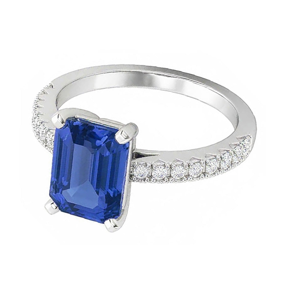 echter round diamant 3Karat ring Detailansicht