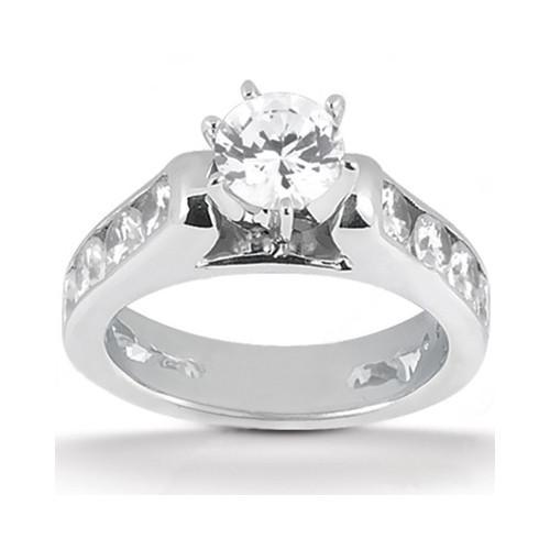 Verlobungsring Set Echt Diamant 4,15 Karat Weißgold Ring