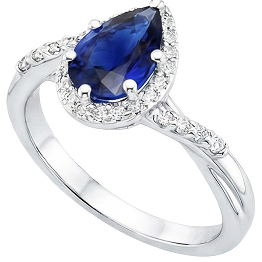 echter round diamant 5Karat ring Seitenansicht