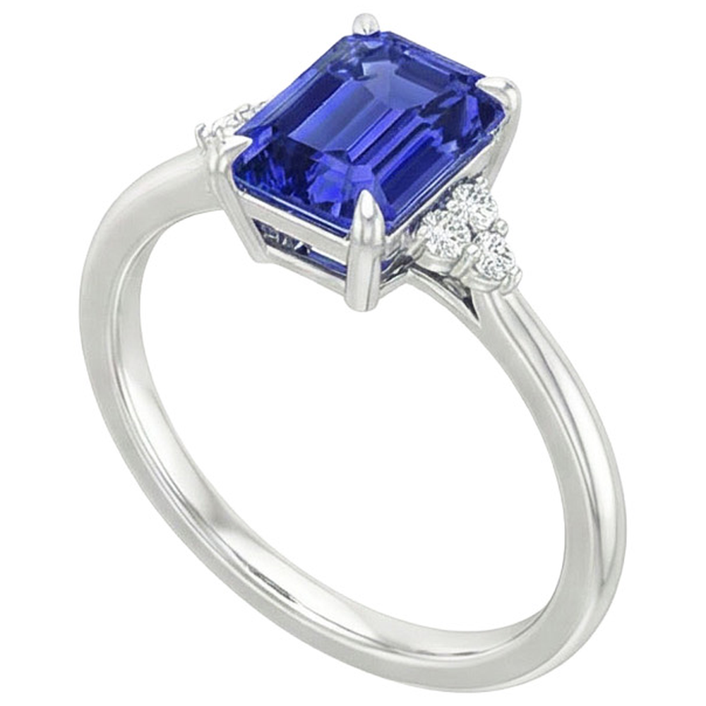 echter round diamant 3.50Karat ring Seitenansicht