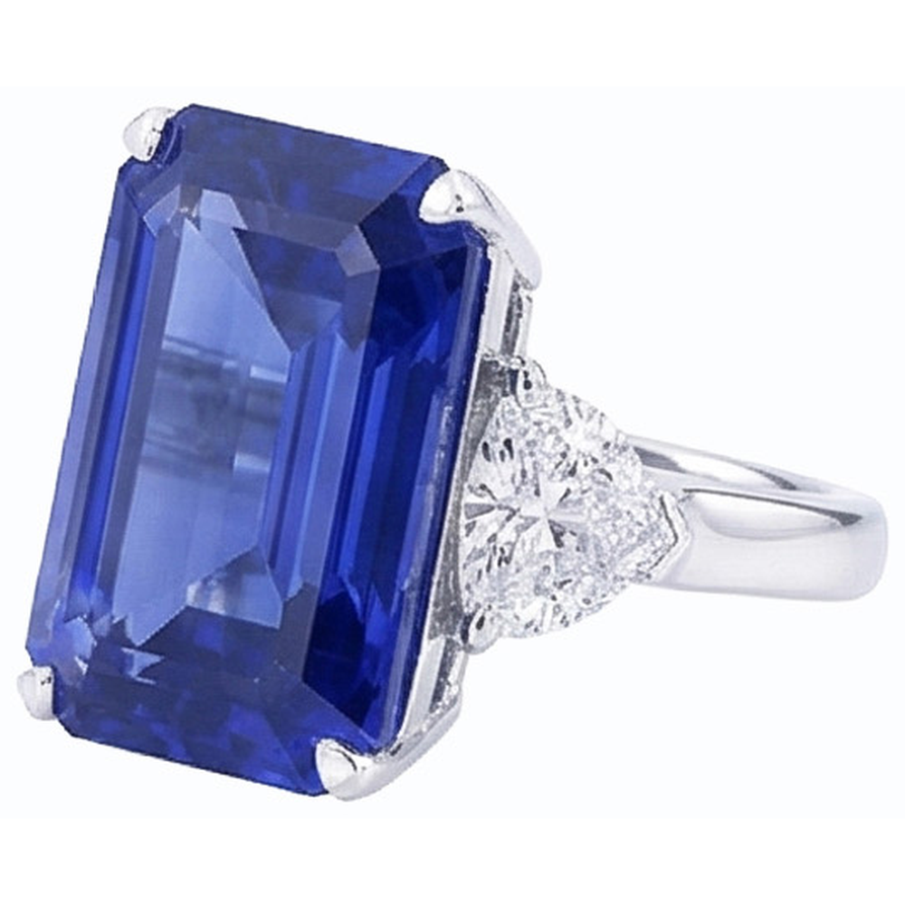 echter diamant 3.50Karat ring Draufsicht
