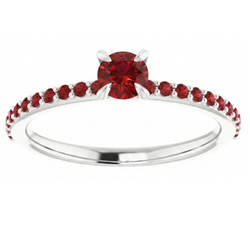 Echter Rubin Ring 0.95 Karat