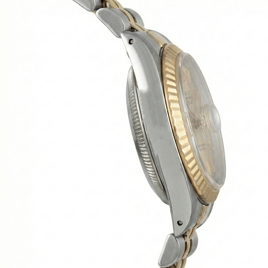 Vintage-Damenuhr aus Stahl und Gold, zweifarbig, Jahrgang-Rolex-Uhr Jubilee