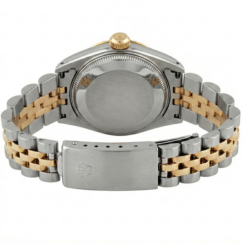 Vintage-Damenuhr aus Stahl und Gold, zweifarbig, Jahrgang-Rolex-Uhr Jubilee