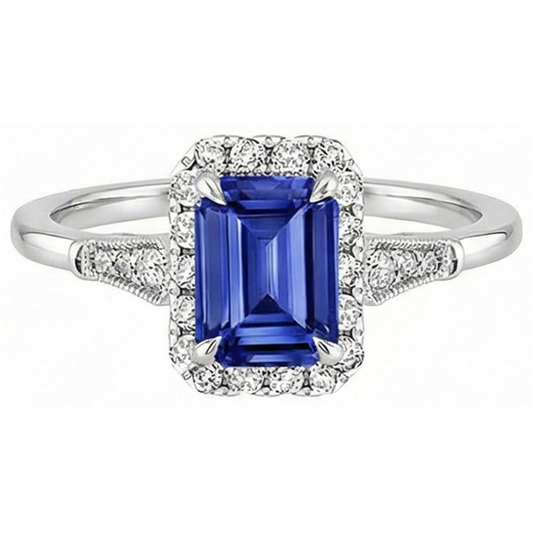 echter round diamant 4.25Karat ring Detailansicht