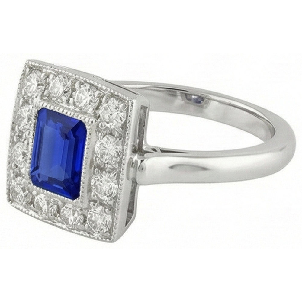 echter round diamant 2Karat ring Detailansicht