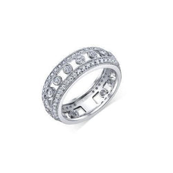 Vintage Style 2,45 ct Rundschliff Natürliche Aus der Erde Abgebauter Natürlicher Diamant Ehering Gold 14K