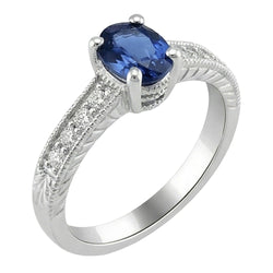 Echter Saphir Ring 2 Karat