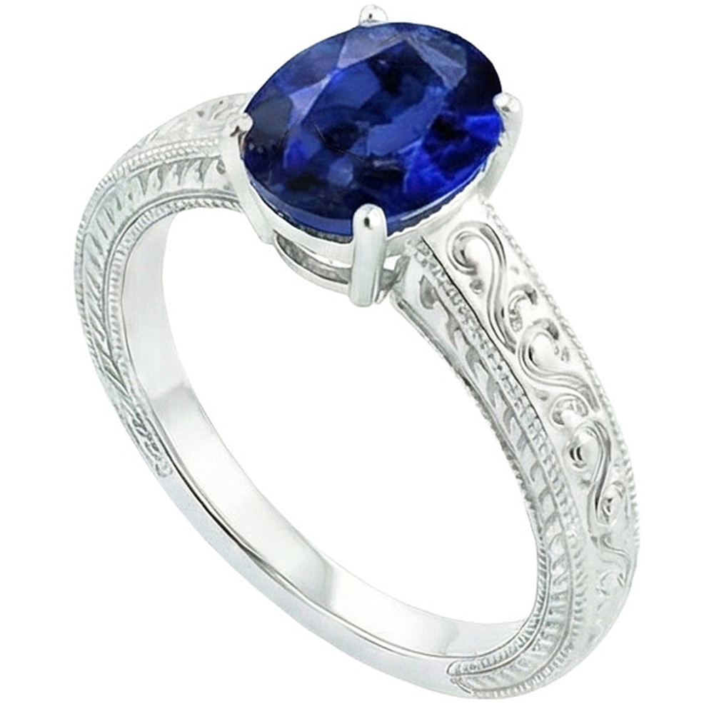 echter oval diamant 4.50Karat ring Detailansicht