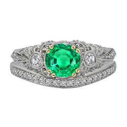 Authentischer Edler Smaragd Schmuckstein-Ring 2,50 Karat