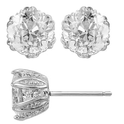 Brillanter Vintage Edler Diamant Ohrhänger – 6,50 Karat 14K