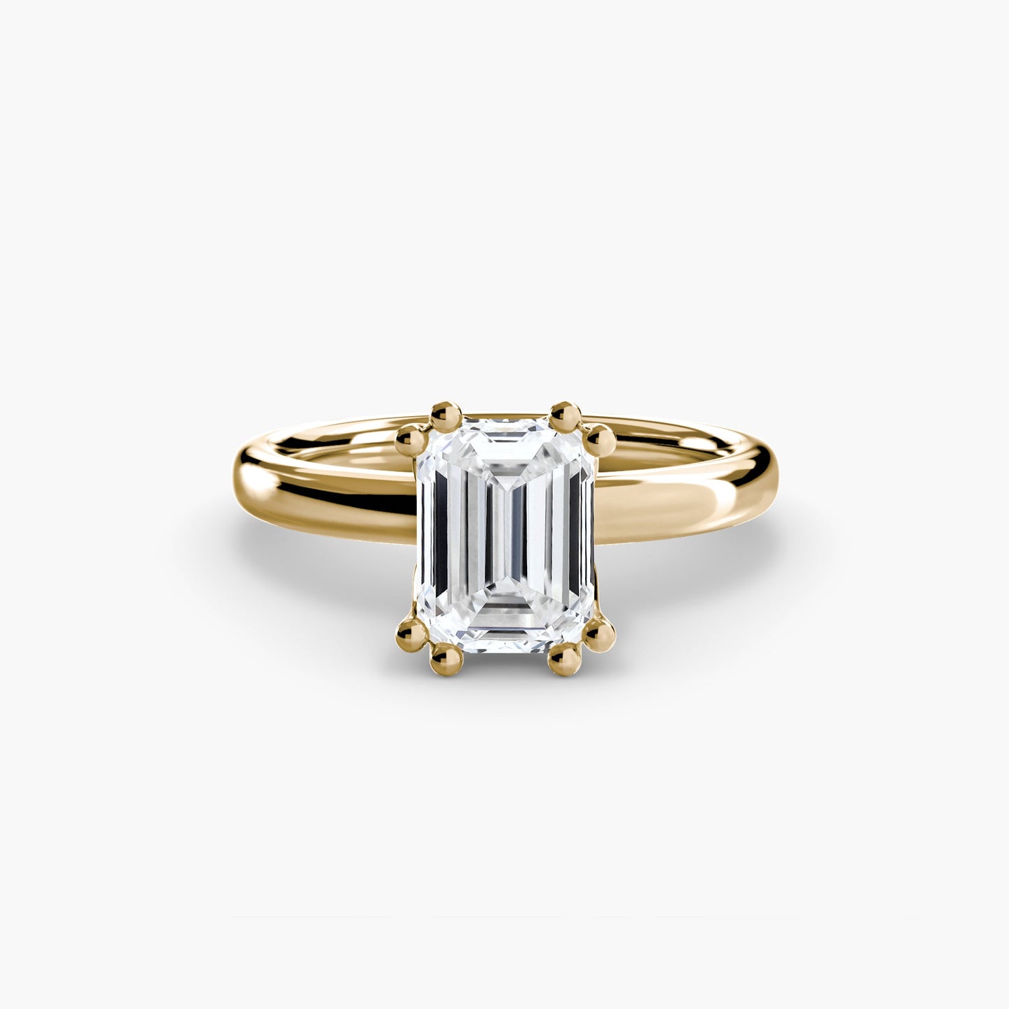 Edelstein Setting -Karat Gold – Rückansicht