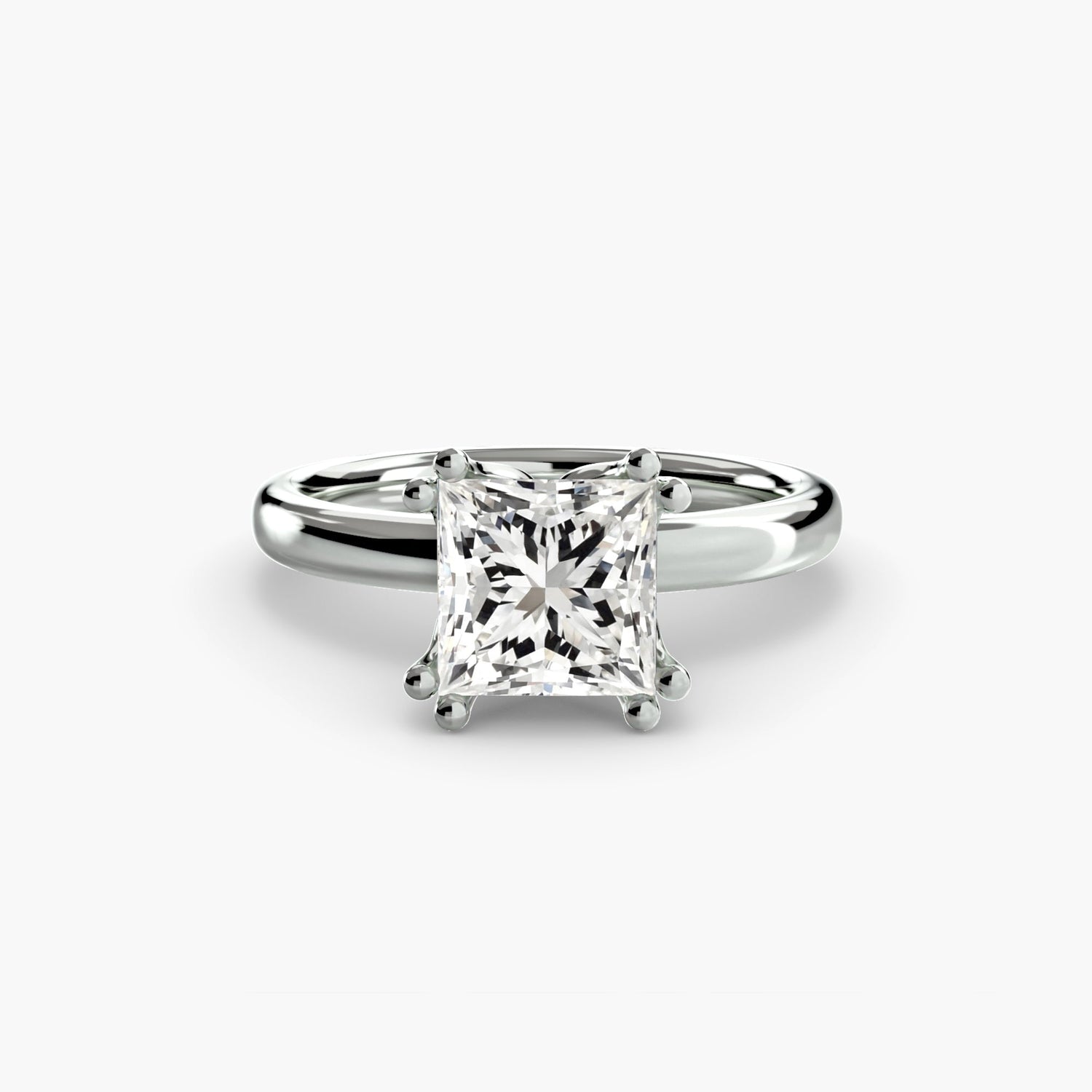 Edelstein Setting -Karat Gold – Seitenansicht