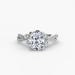 Pavé Setting – Brillant 0,35 Karat Gold