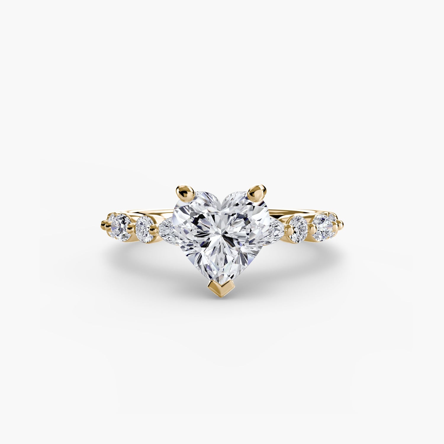 Erdgewonnener Edler Diamant Setting – Detailansicht