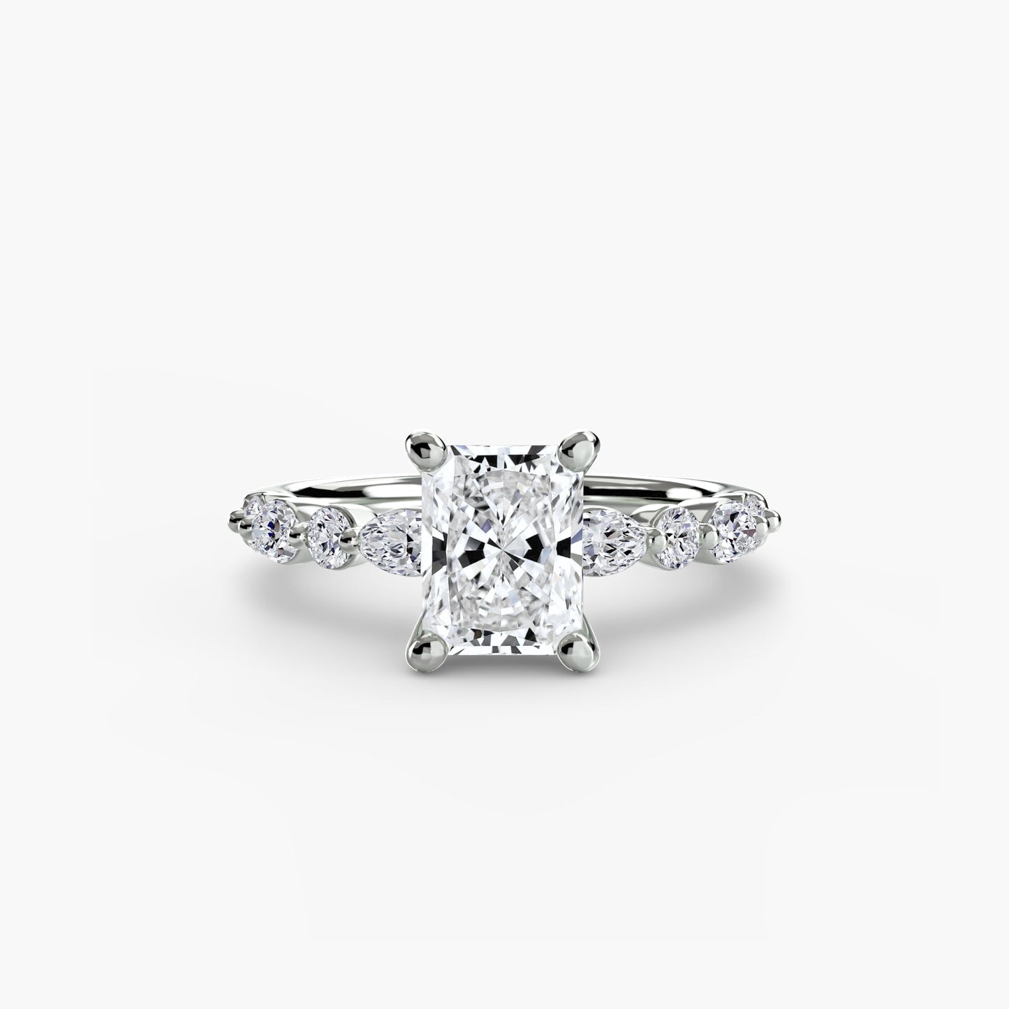 Edler Diamant Setting 0,35-Karat Gold – Alternative Ansicht