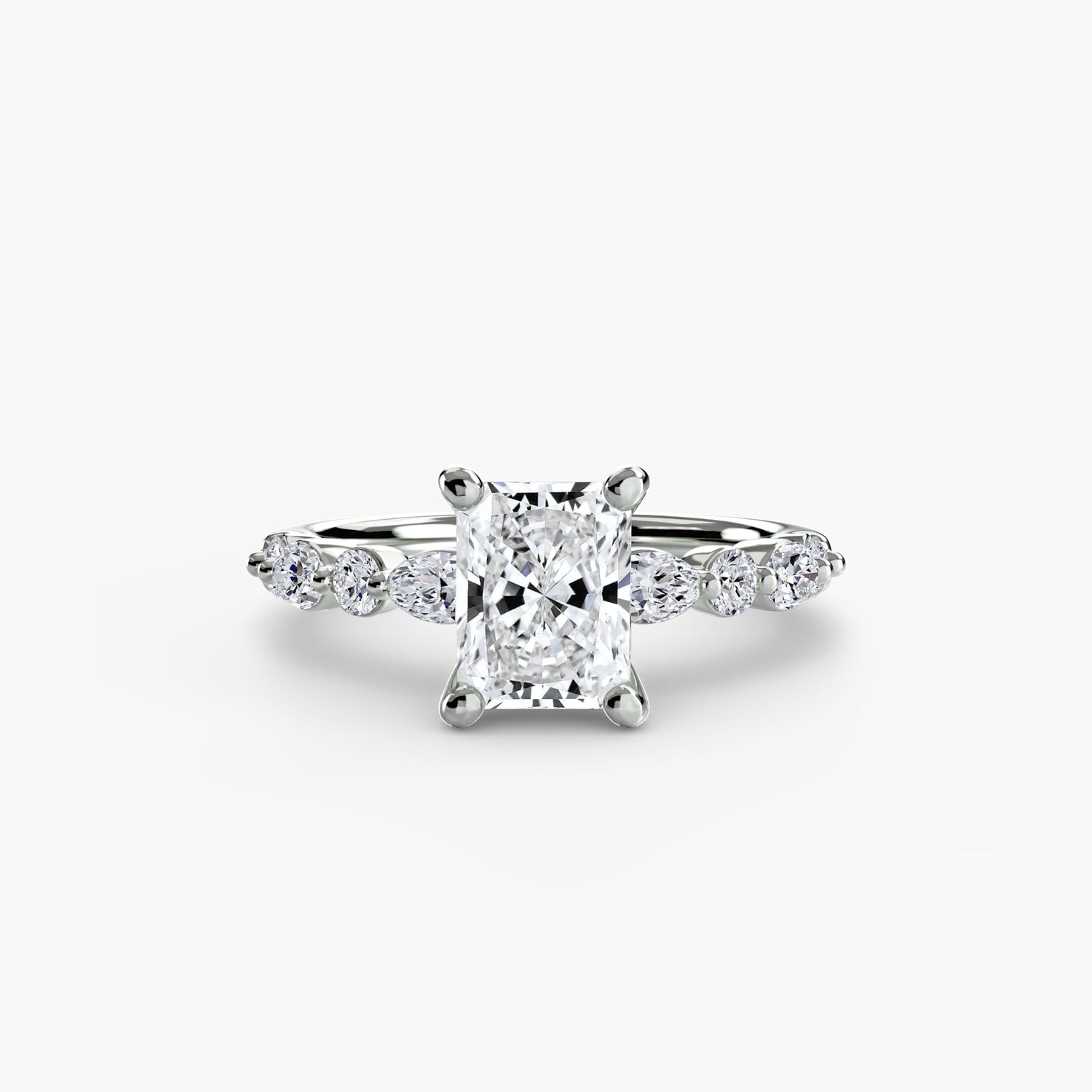 Edler Diamant Setting 0,35-Karat Gold – Alternative Ansicht
