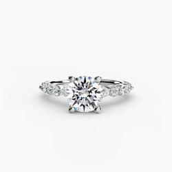Edler Diamant Pavé Setting 0,35 Karat in Gold