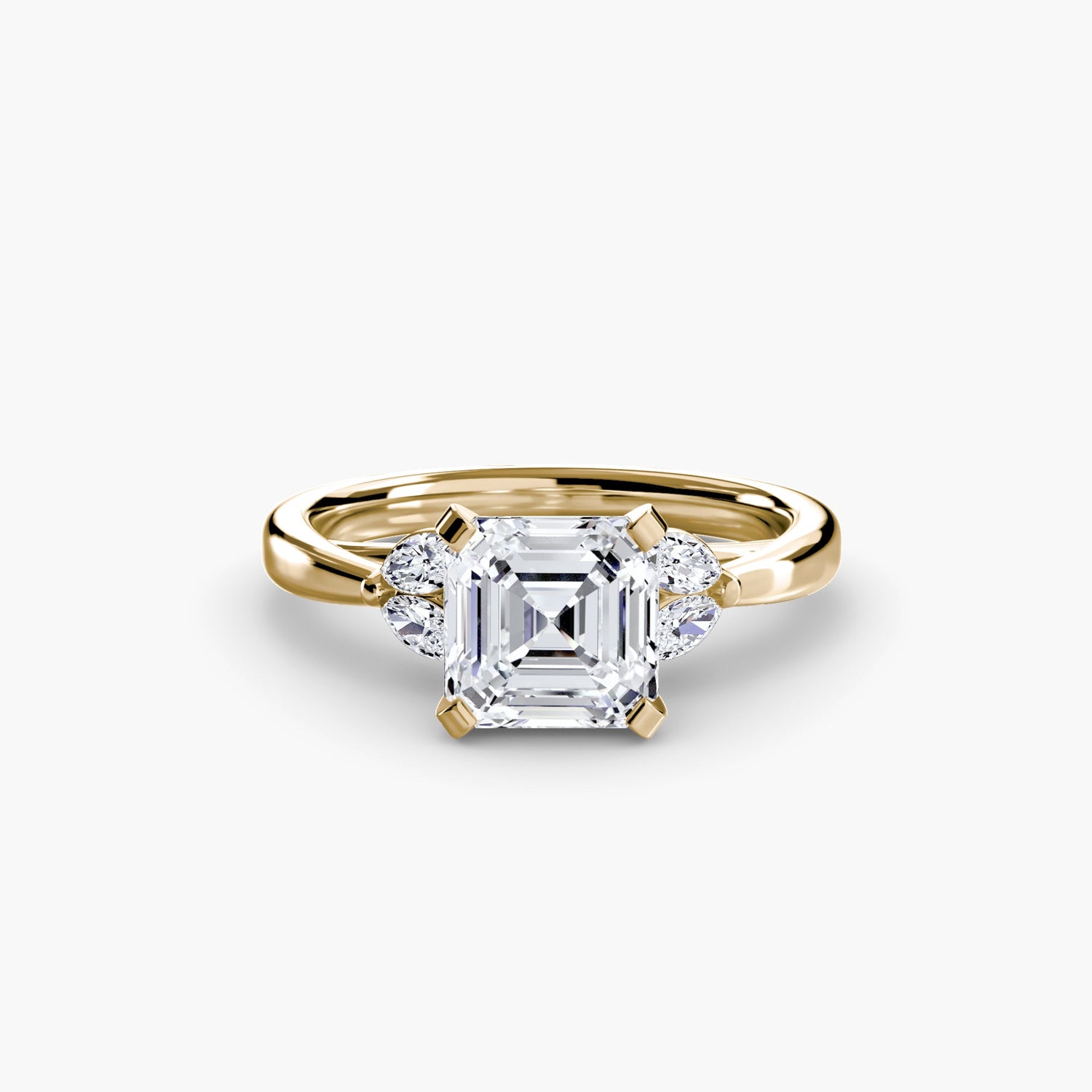 Setting Gold mit Edelstein – Nahaufnahme