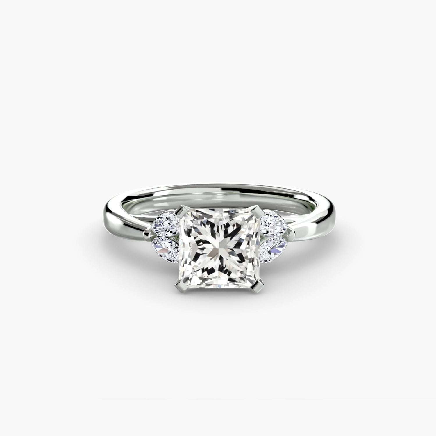 Schimmernder Setting Karat – Seitenansicht