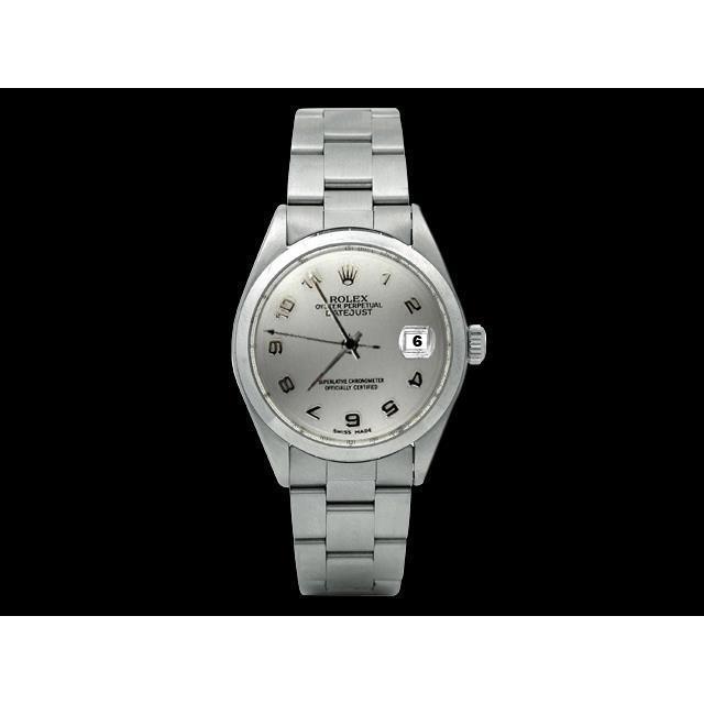 Weißes arabisches Zifferblatt Rolex Date Just Betrachten Oyster Perpetual Edelstahl SCHNELLES EINSTELLEN