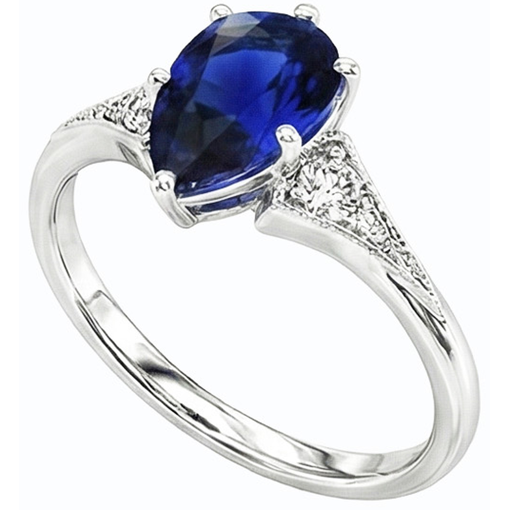 echter round diamant 1.75Karat ring Vorderansicht