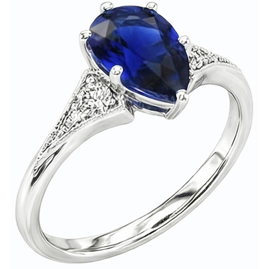 echter round diamant 1.75Karat ring Seitenansicht