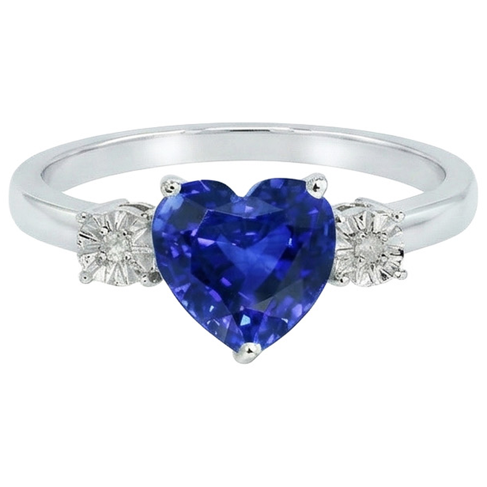 echter round diamant 11Karat ring Seitenansicht