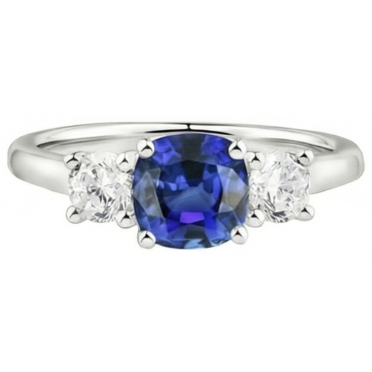 echter round diamant 2.50Karat ring Seitenansicht