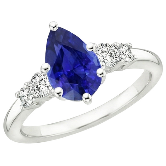 echter round diamant 3.25Karat ring Seitenansicht
