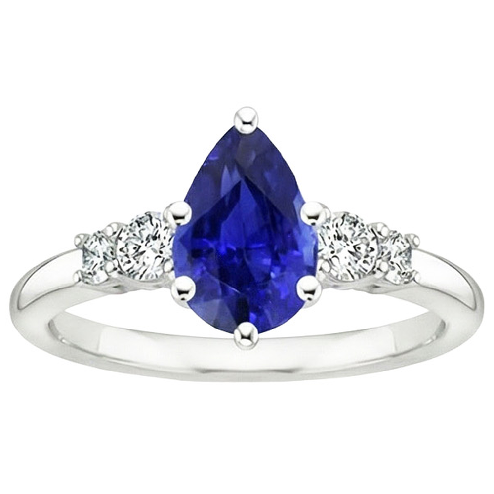 echter round diamant 3.25Karat ring Profilansicht