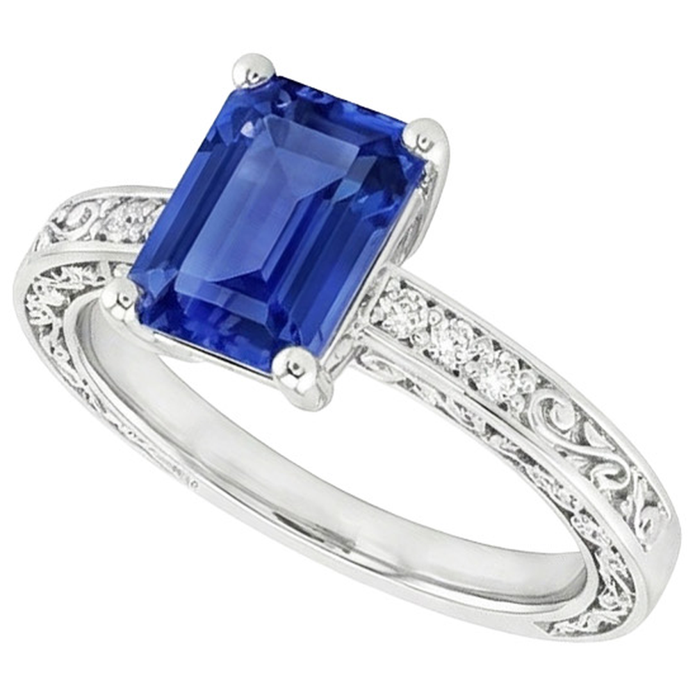 echter round diamant 3.50Karat ring Detailansicht