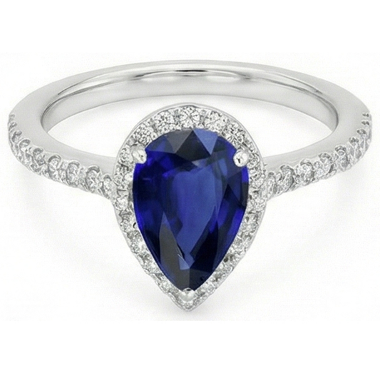 echter round diamant 3.50Karat ring Seitenansicht