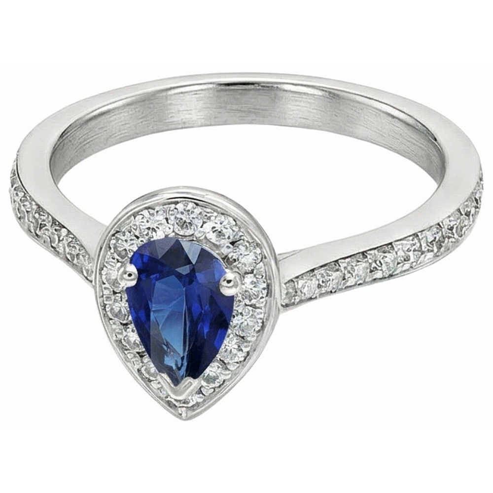 echter round diamant 4Karat ring Seitenansicht