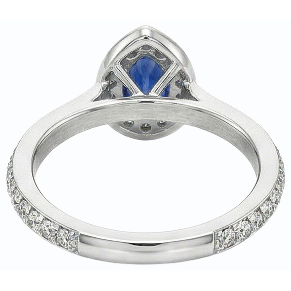 echter round diamant 4Karat ring Detailansicht