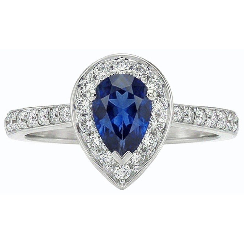 echter round diamant 4Karat ring auf Weiß