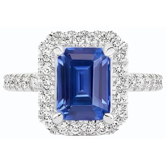 echter round diamant 3.50Karat ring Seitenansicht