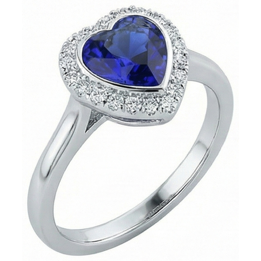 echter round diamant 4Karat ring Seitenansicht