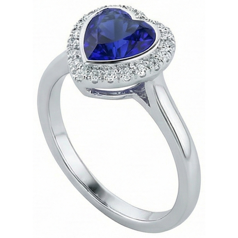 echter round diamant 4Karat ring Draufsicht