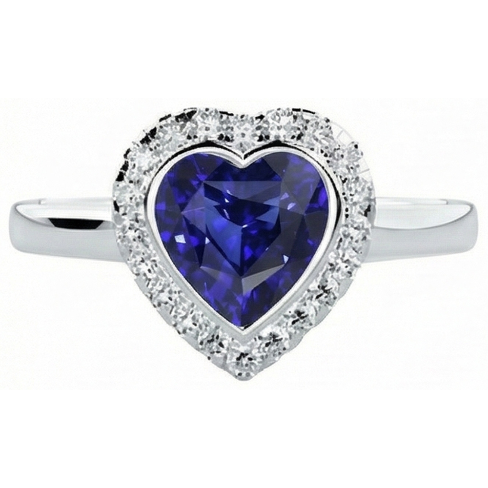 echter round diamant 4Karat ring Detailansicht