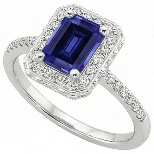 echter round diamant 4.25Karat ring Seitenansicht
