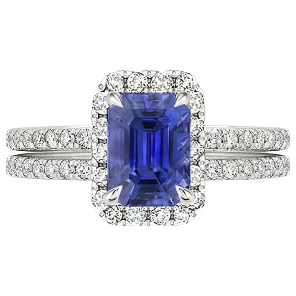 echter round diamant 5Karat ring Draufsicht