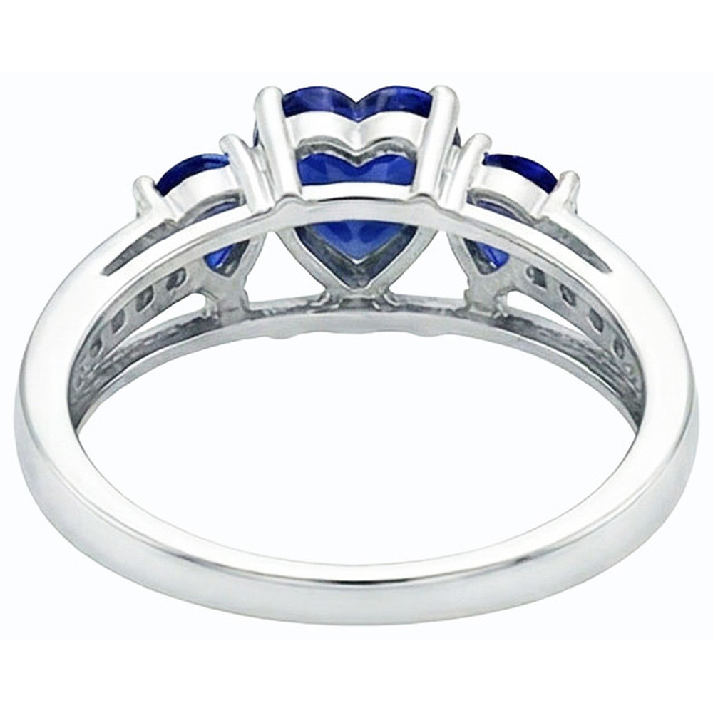echter round diamant 2Karat ring Draufsicht