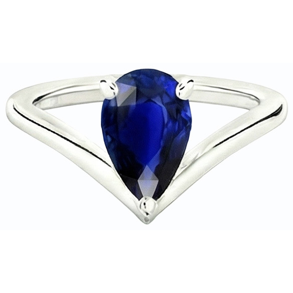 echter pear diamant 2.50Karat ring auf Weiß