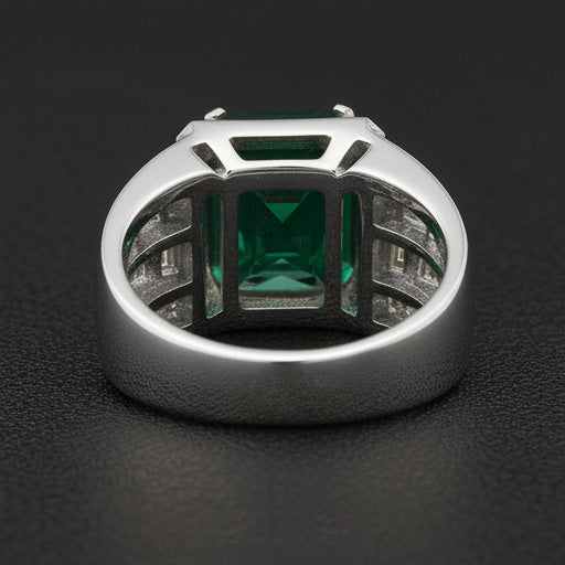 Brillanter Männer-Ring 11,00 Karat – Seitenansicht